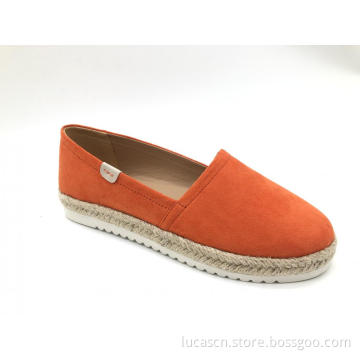 Women`s Closed Toe Slip On Espadrilles Loafer Flat